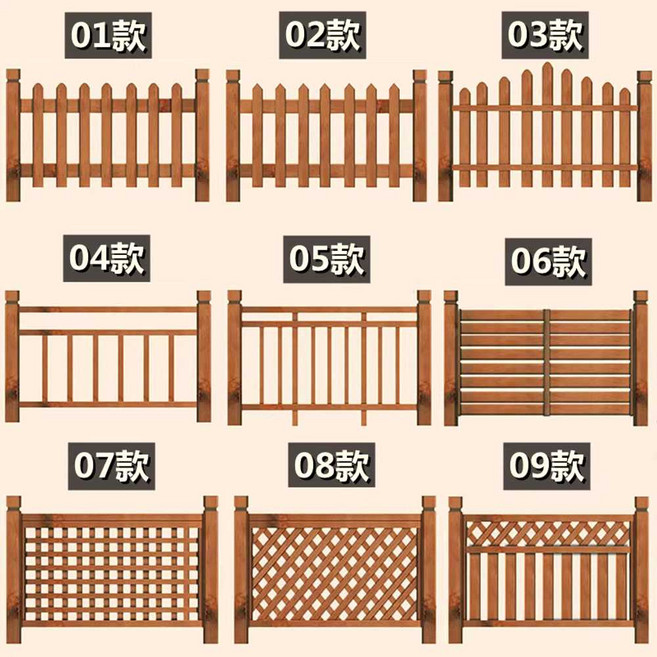 목재 단독주택 전원주택 테라스 데크 난간 담벼락 가림막 담장 격자 울타리 펜스 휀스 기둥, 02