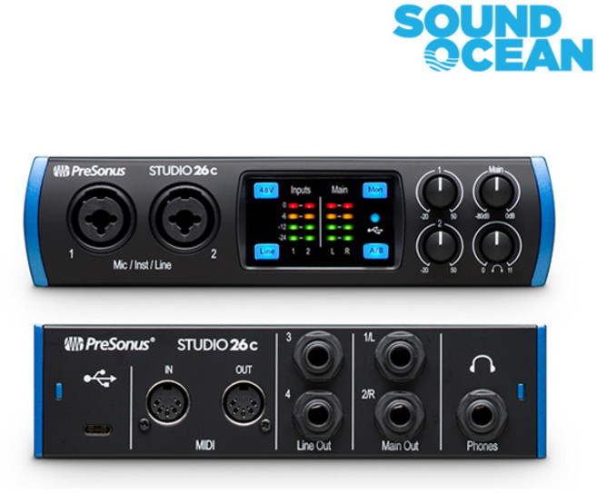프리소너스 USB 오디오 인터페이스, Studio 26C