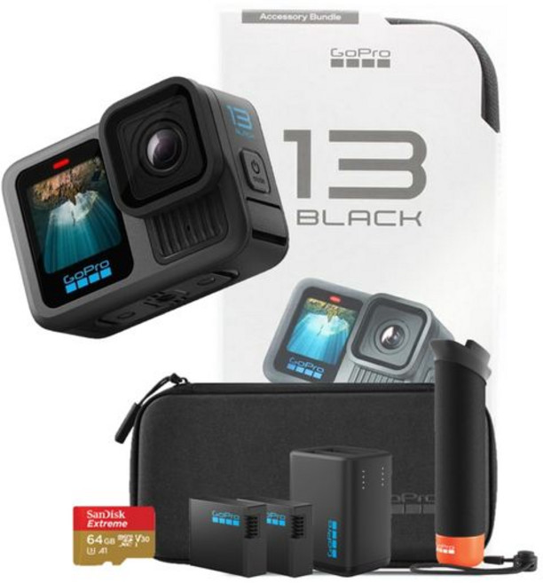 [Amazon GoPro HERO13 5.3K60fps + 4K120fps HLG-HDR 400fps 1900mAh CHDAZ131D 한정] 스타터 세트, B0FPLF4PZD
