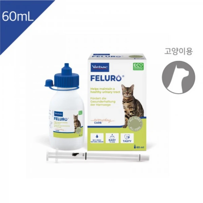 [동물병원 정품] 고양이 방광염 액상영양제 1개월 분량 FLUTD FIC 고양이 스트레스, 1개, 60ml - 쿠팡
