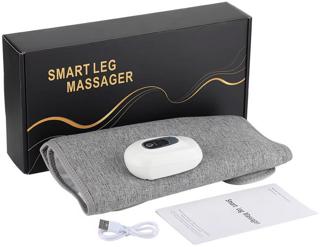 일렉트릭 360 공기압 종아리 마사지기 휴대용 다리 마사지 에어백 압박 풋 근육, 1pc