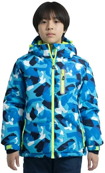 SUB22 아동 주니어 어린이 스키복 패딩 점퍼 블루