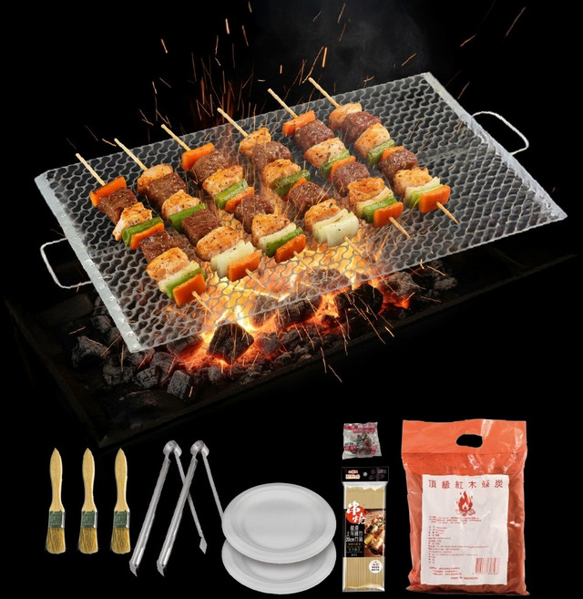 雷霆百貨 烤肉用具組 2-3人烤肉組 特惠組 中秋烤肉 烤肉配件, 1個