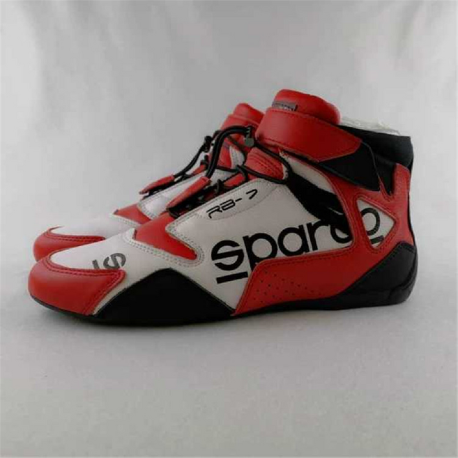 리얼 가죽 Sparco 스파르코 레이싱화 FIA 인증 장동차 라이딩 카트 남녀