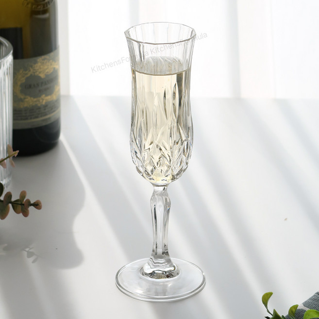 셀리온 홈파티 머메이드 와인 샴페인잔, 4개, 120ml