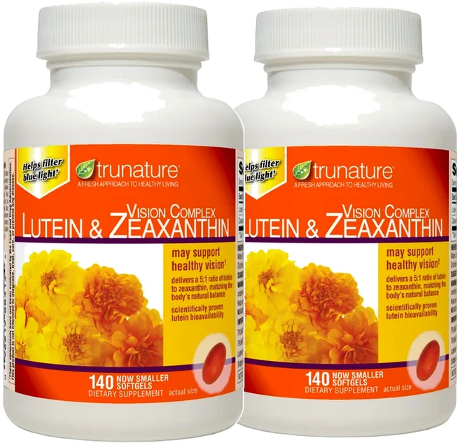 trunature Vision Complex Lutein & Zeaxanthin 140정, 2개 - 쿠팡