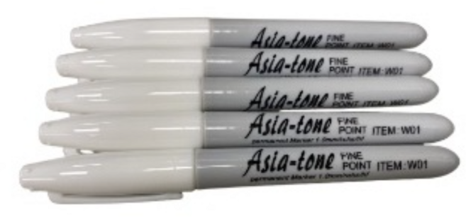 uni POSCA 海報麥克筆, 氣球筆-1mm白筆1支, 1個