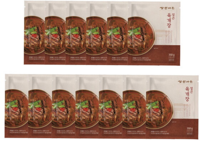 삼원가든 팽현숙 얼큰육개장 350gX13팩, 13개, 350g