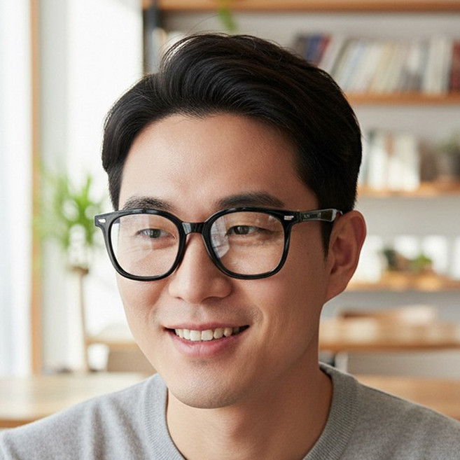 FANTON 팬톤 국내생산 초경량 가벼운 뿔테 안경