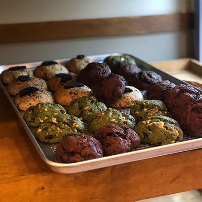 스콘 택배 일산스콘맛집, 발로나더블초코스콘, 1개