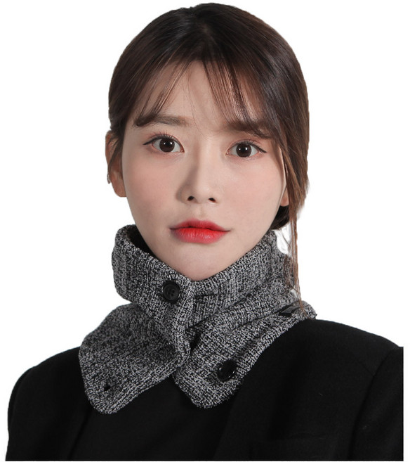 대경몰 고급 국산 수면사 단추 넥워머 hahu 멀티 스카프 겨울 목도리 스키 보드 등산 패션 워머