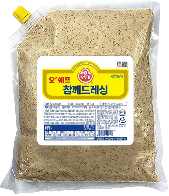 오뚜기 오쉐프 참깨드레싱 1kg