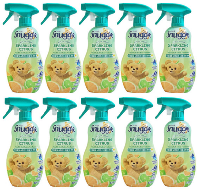 스너글 스파클링 시트러스 더블 소프트, 470ml, 10개