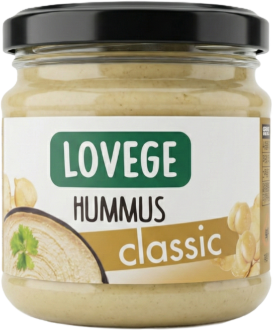 러베지 병아리콩 비건 후무스 클래식, 1개, 180g