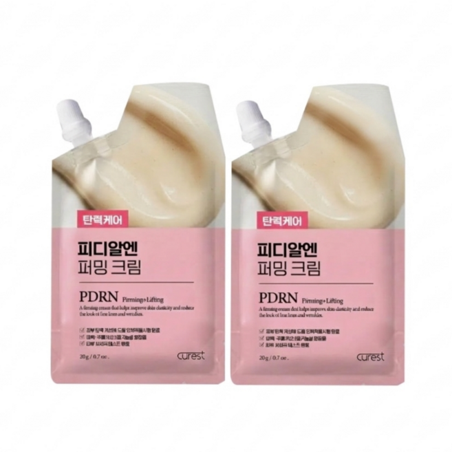 큐어레스트 PDRN 탄력케어 퍼밍크림, 20g, 2개