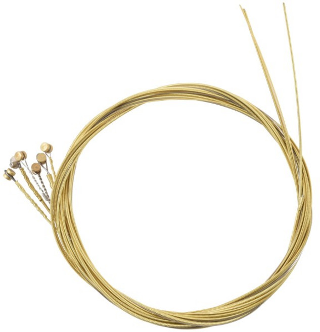 어쿠스틱 기타용 스틸 스트링 교체 실버 + 황동 6 개, 01 CHINA