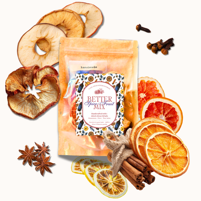 리틀베러 간편한 뱅쇼키트 고급형 뱅쇼만들기 재료 건조과일 향신료, 1개, 42g