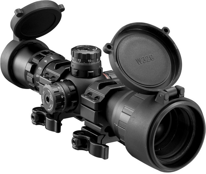 도쿄마루이 프로 스코프 3-9x32 쇼트 줌, 도쿄 마루이 일루미네이티드 쇼트 줌 스코프 마운트 링, 1개