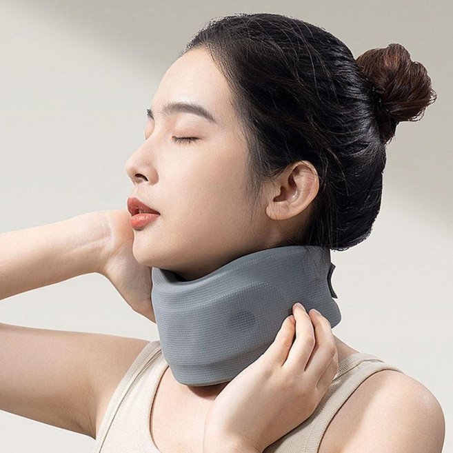 경추보호대 목보호대 소프트목디스크 목견인기 거북목교정 목깁스 목견인치료기, 1개