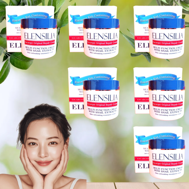 엘렌실라달팽이크림 엘렌실라 엘렌시아달팽이크림, 50g, 6개
