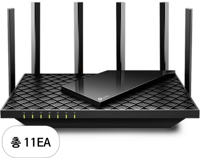 티피링크 듀얼 밴드 기가비트 Wi-Fi 6 공유기 Archer AX73, 11개