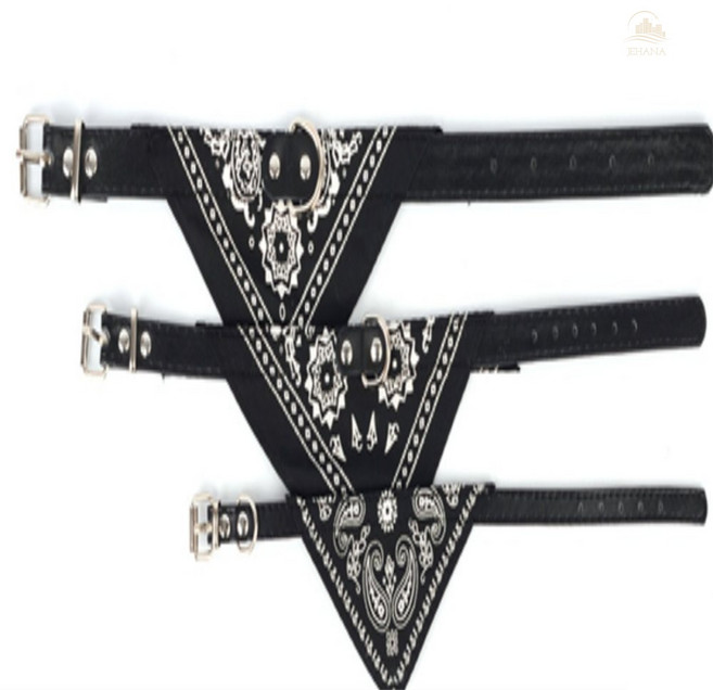 조은하나 강아지 고양이 스카프 목줄, 레드 1cm