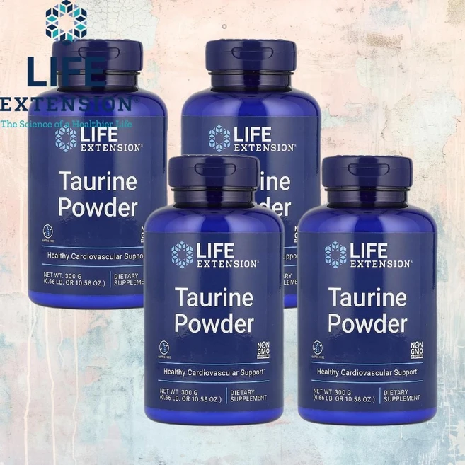 라이프익스텐션 타우린 파우더 300g(10.58oz), 4개 - 쿠팡