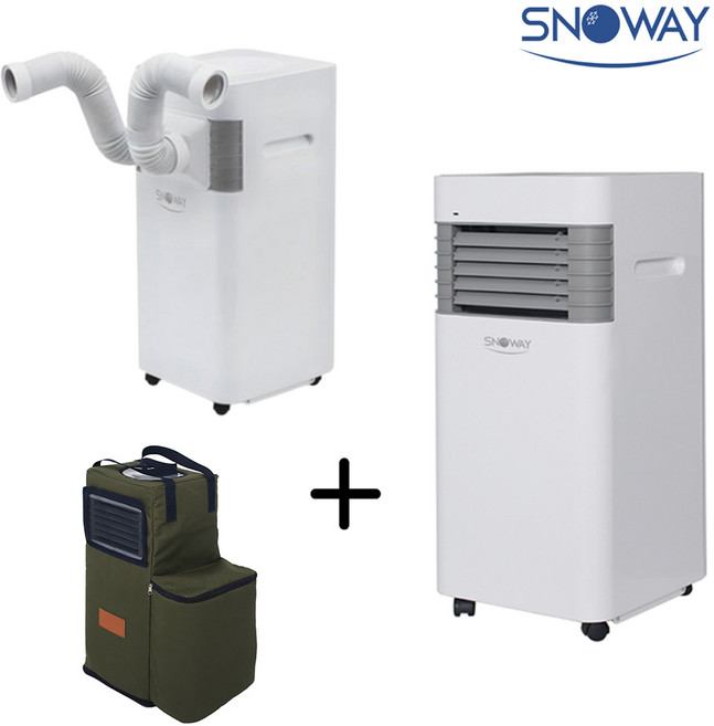 스노웨이 가정용 캠핑용 에어컨 이동식 소형 중형 원룸 미니에어컨 아이방 작은방 소형에어컨 실외기없는에어컨, 1_ JSA-300A