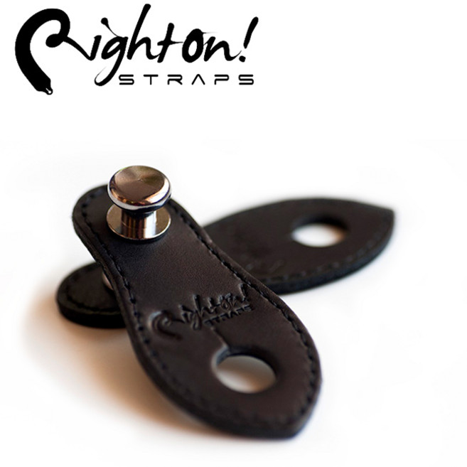 RightOn End pin Jack STRAP LINK, Black, 1개