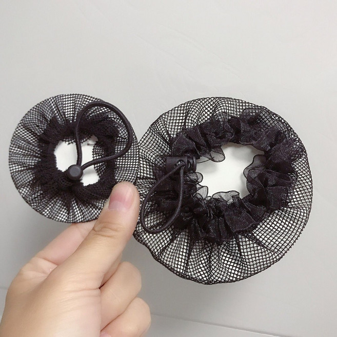 머리끈 내장 헤어 망 승무원 머리망 간호사 면접 발레