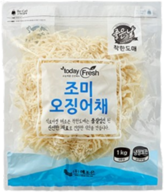 해조은 조미 오징어채(백진미채), 20개, 1kg