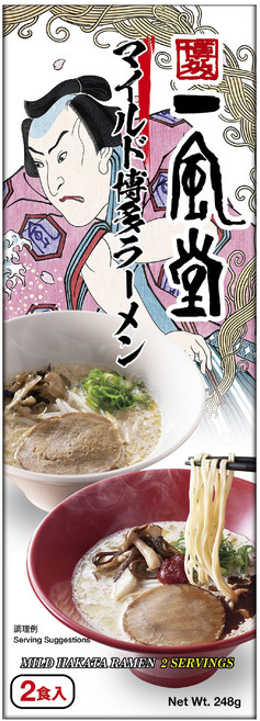 Ippudo 溫和博多豚骨風味拉麵 2份入, 1盒