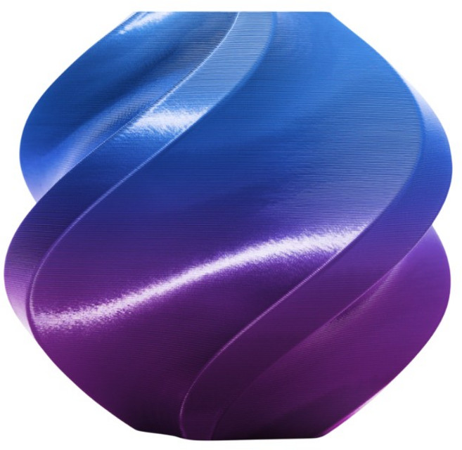 Bambu Lab PLA Silk 絲綢雙色 3D列印線材, 1個, 星雲紫 AURORA PURPLE