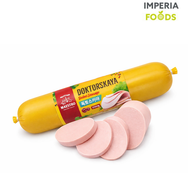 마에스트로 독토스카야 소시지 MAESTRO Doctorskaya 소고기 국내산 한돈 1kg, 1개