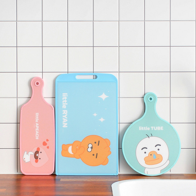 스탠다드 서빙도마 3종세트 원형 직사각 손잡이 서빙보드 빵도마, 1개