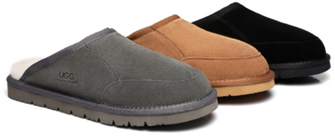 호주 AS UGG AS 남성 소가죽 스웨이드 브래드 어그슬리퍼 3컬러