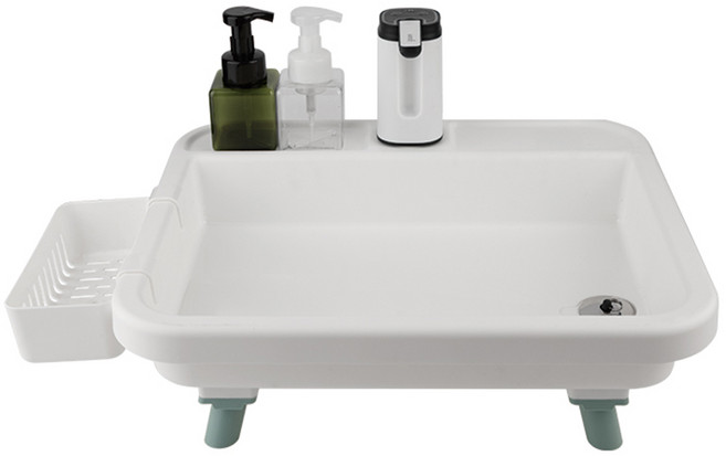 캠핑 차박 휴대용 개수대 노지 차크닉 충전식 물펌프 수전 세트 (출시사은품증정), 화이트, 1세트