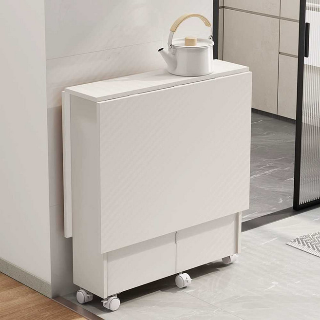 아일랜드조리대 이동식 아일랜드 식탁 베이킹 작업대, 1.4m 풀 웜 화이트, 1개