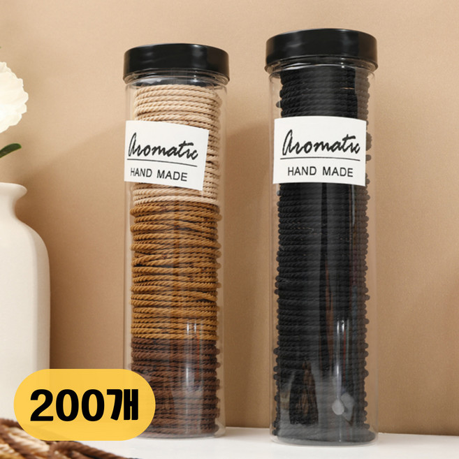 누아벨 대용량 고탄력 물결 머리끈 200개