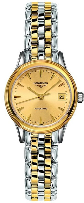 [Longines] 론진 L4.274.3.32.7 플래그십 오토매틱 여성용 시계