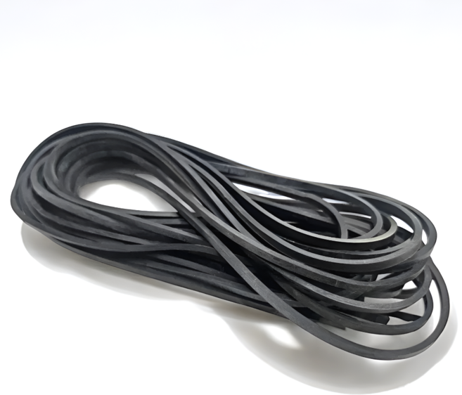 마루오피스 고탄력 좁은 폭 생고무줄 납작 고무밴드 천연고무줄, 1개, 검정색