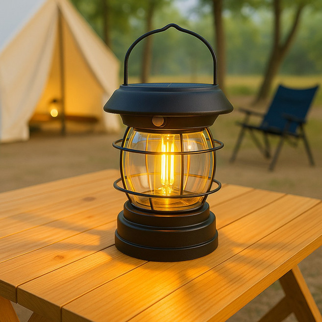 비상 동작감지 태양광 LED 정원등 야외조명 캠핑 램프