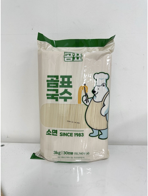 영동 곰표 국수 소면 3kg, 2개