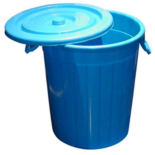 PE 플라스틱통 만능용기 대형 청통 저장통 다라이몰, 청색