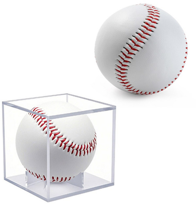 위너리스 하드야구공 소프트야구공 사인볼케이스 경식구 연식구, 아크릴 야구공케이스, 1개, 아크릴 야구공케이스