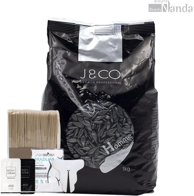 제이엔코 옴므 하드왁스 1kg 하드구슬 남성제모 왁싱재료 제모제, 제이엔코 하드 옴므 왁스 1kg, 1개