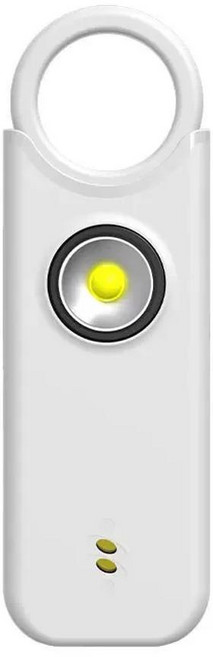 자기 방어 키체인 늑대 방지 알람 진동 유도 플래시 보안 보호, 1개