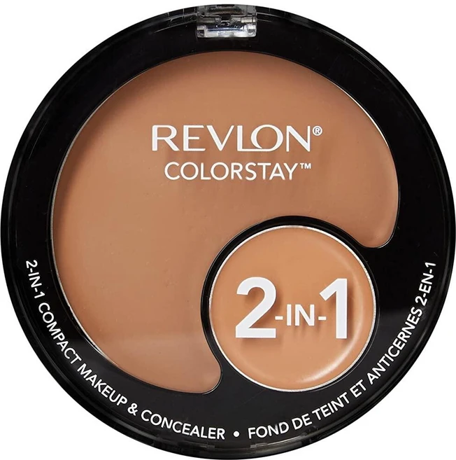 Revlon 레블론 ColorStay 투인원 컴팩트 메이크업 & 컨실러 트루 베이지 237160, 1개 - 쿠팡