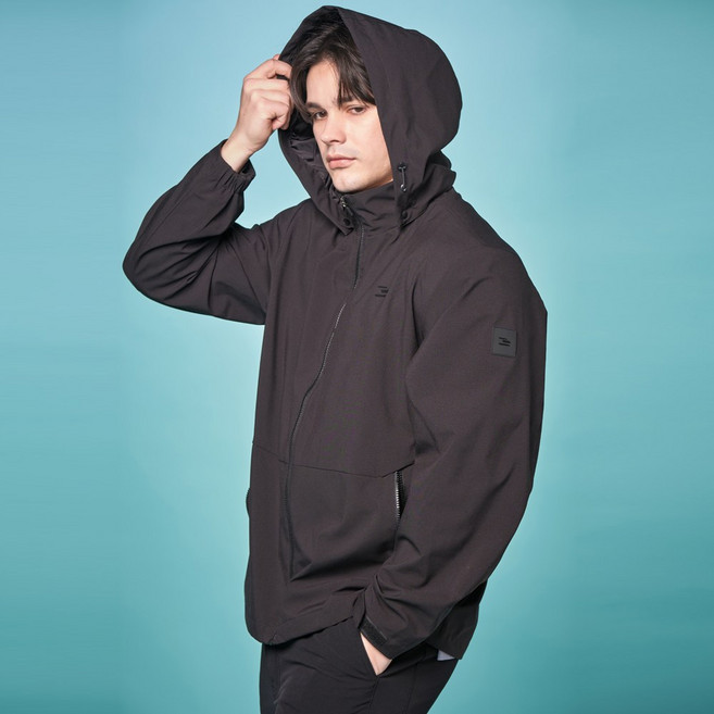 [EXR] 25SS 남성 스프링 윈드 자켓 EXL11JK11 블랙