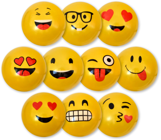 준비끝 표정 탱탱볼 10개, 1세트